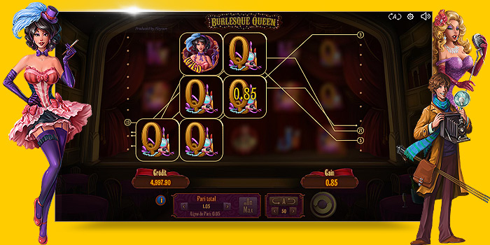Jeu casino Playson Burlesque Queen gratuit