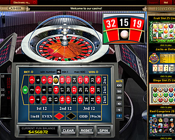 Try the new electronic roulette with Rome Casino