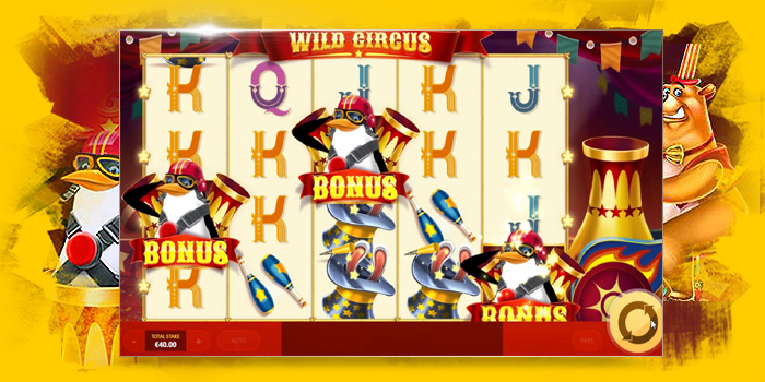 Wild Circus : une machine à sous sur le thème du cirque !