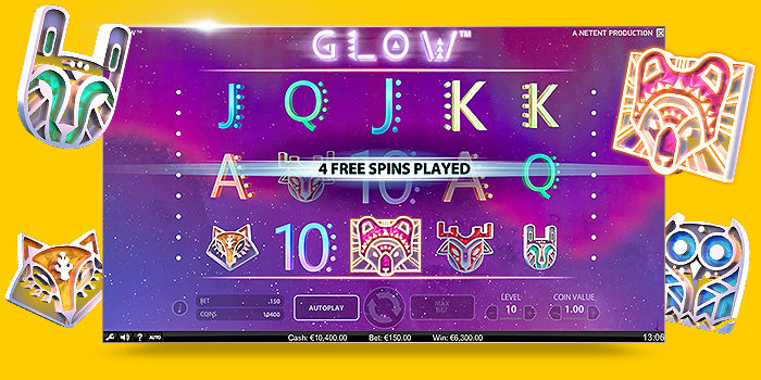 Jouer machine à sous gratuite Glow de NetEnt