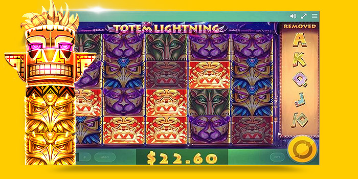 Machine à sous jeu de casino Totem Lightning