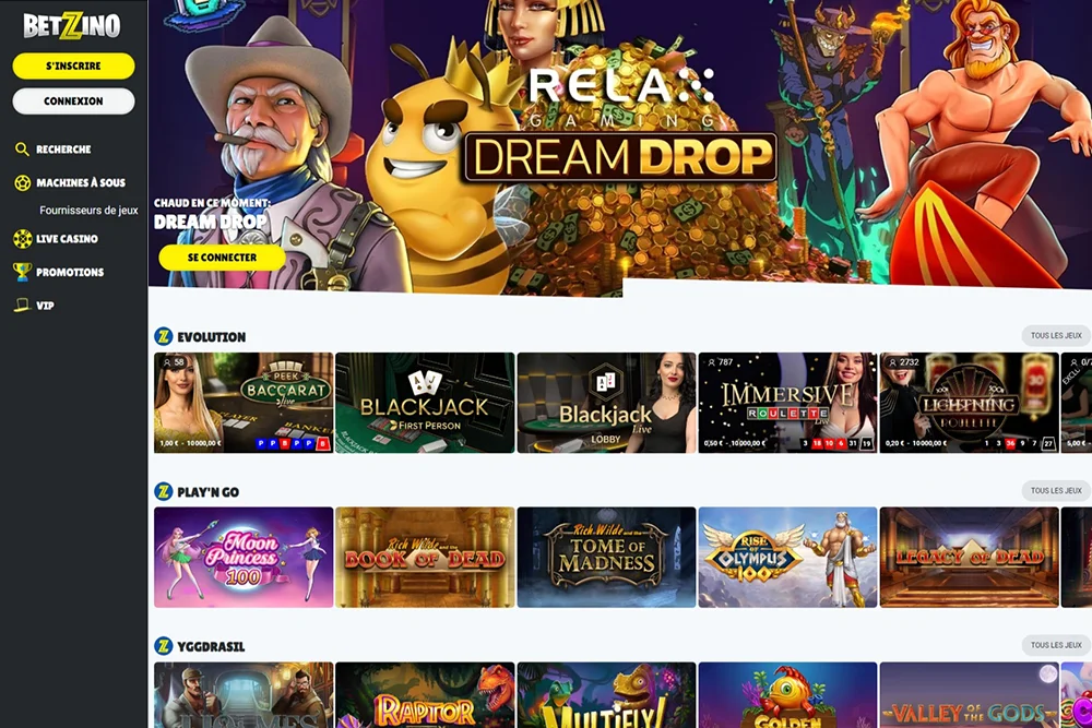 Casino en ligne Betzino : Avis joueurs casino en ligne, bonus offres et promotions