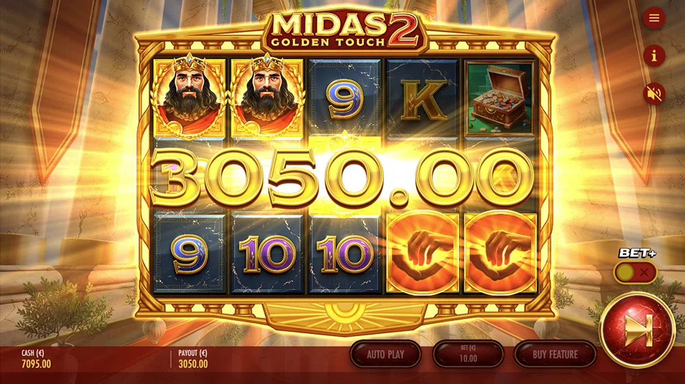 Jackpot machine à sous Midas Golden Touch 2