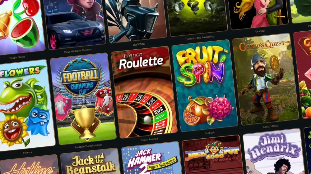 The many gambling games at Talismania Casino