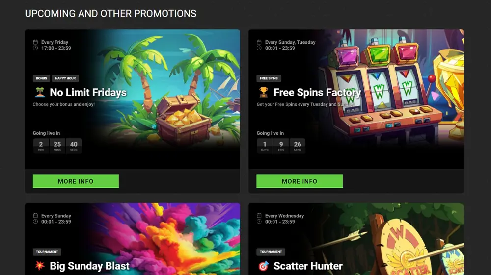 WinOui Casino Bonus & Promotions