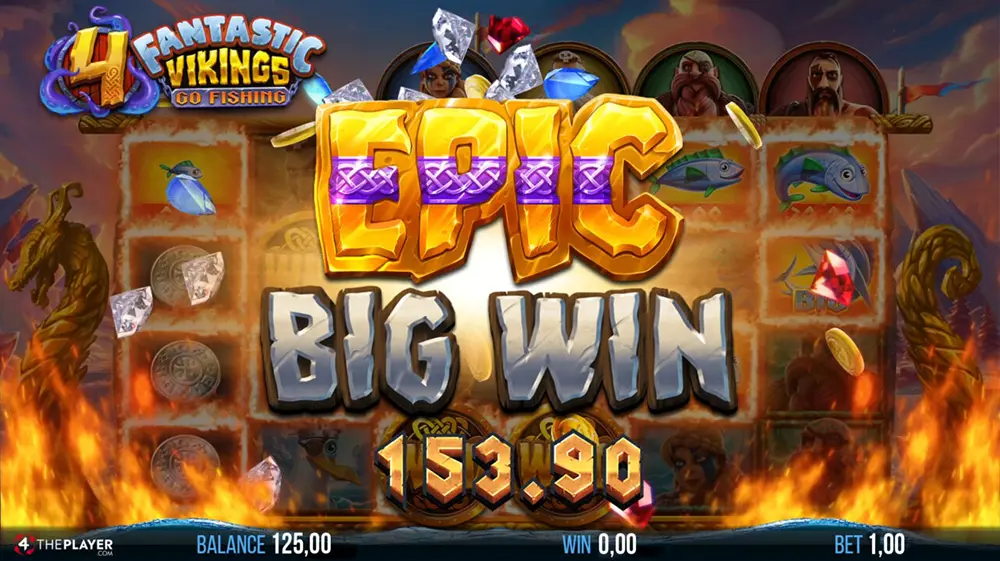 Gros jackpot à gagner su rla machine à sous 4 Fantastic Vikings go Fishing